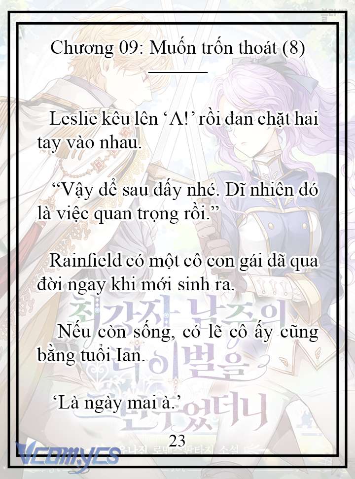 [Novel] Tôi Không Còn Là Đối Thủ Của Nam Chính Chapter  9 - 24