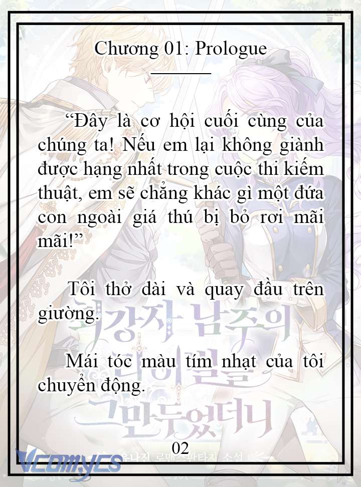 [Novel] Tôi Không Còn Là Đối Thủ Của Nam Chính Chapter  1 - 3
