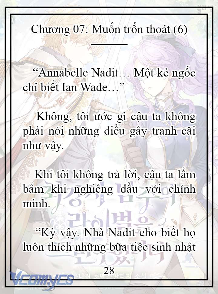 [Novel] Tôi Không Còn Là Đối Thủ Của Nam Chính Chapter  7 - 29